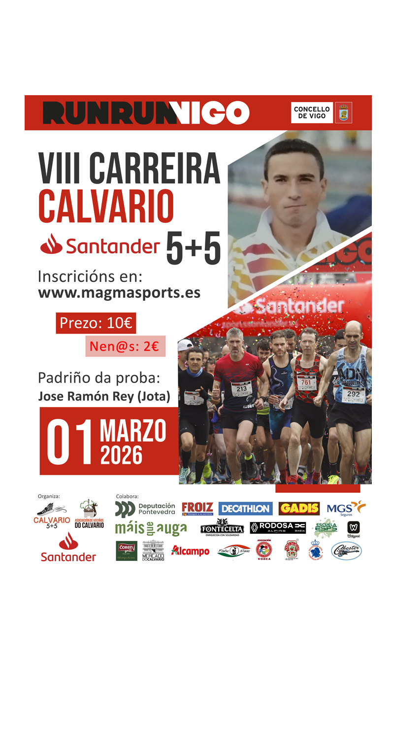 CALVARIO 5+5 BANCO SANTANDER 10K E 5K