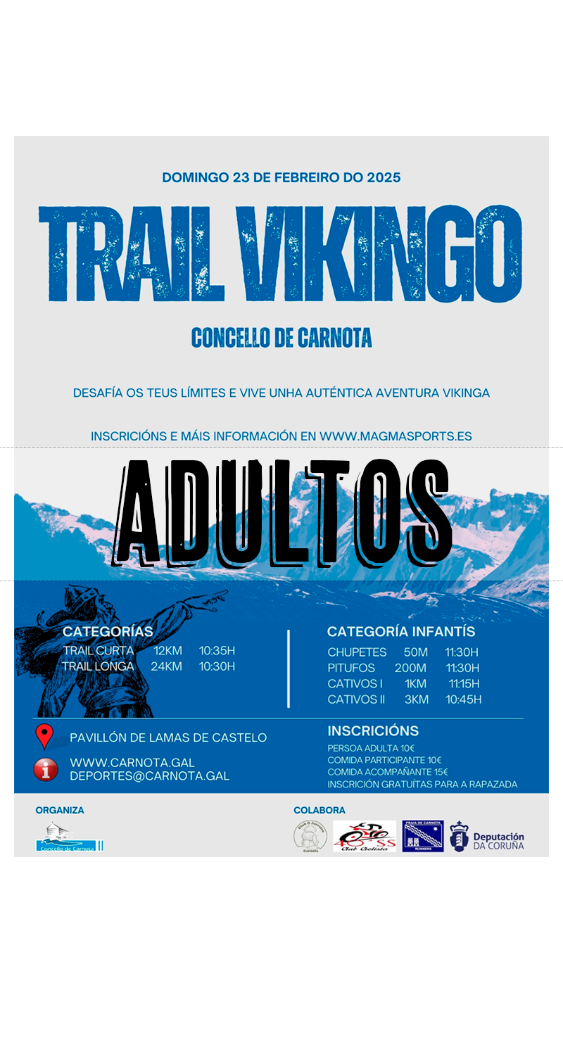 CARREIRA VIKINGA ADULTOS