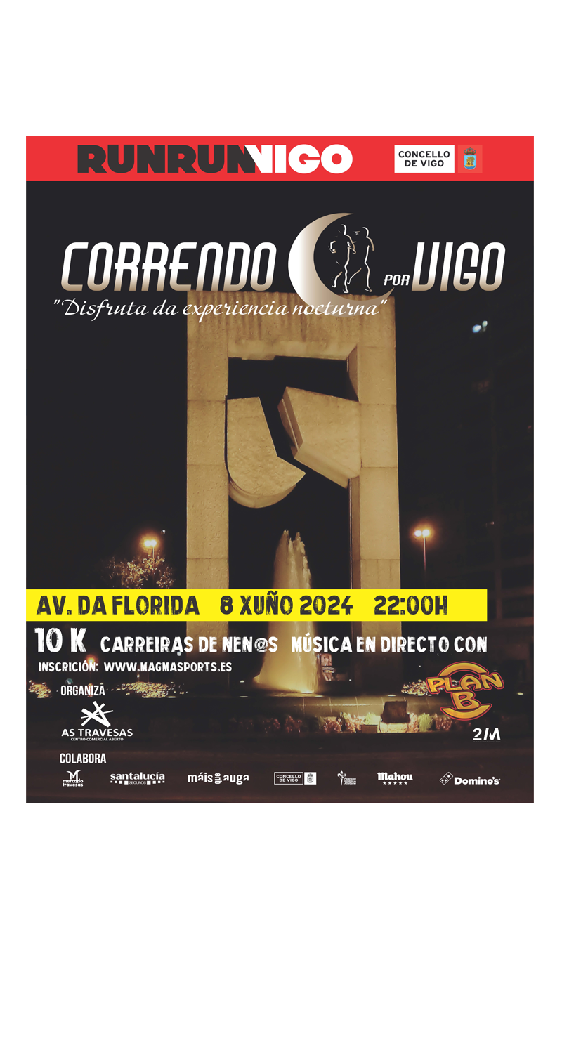 VIII NOCTURNA CORRENDO POR VIGO