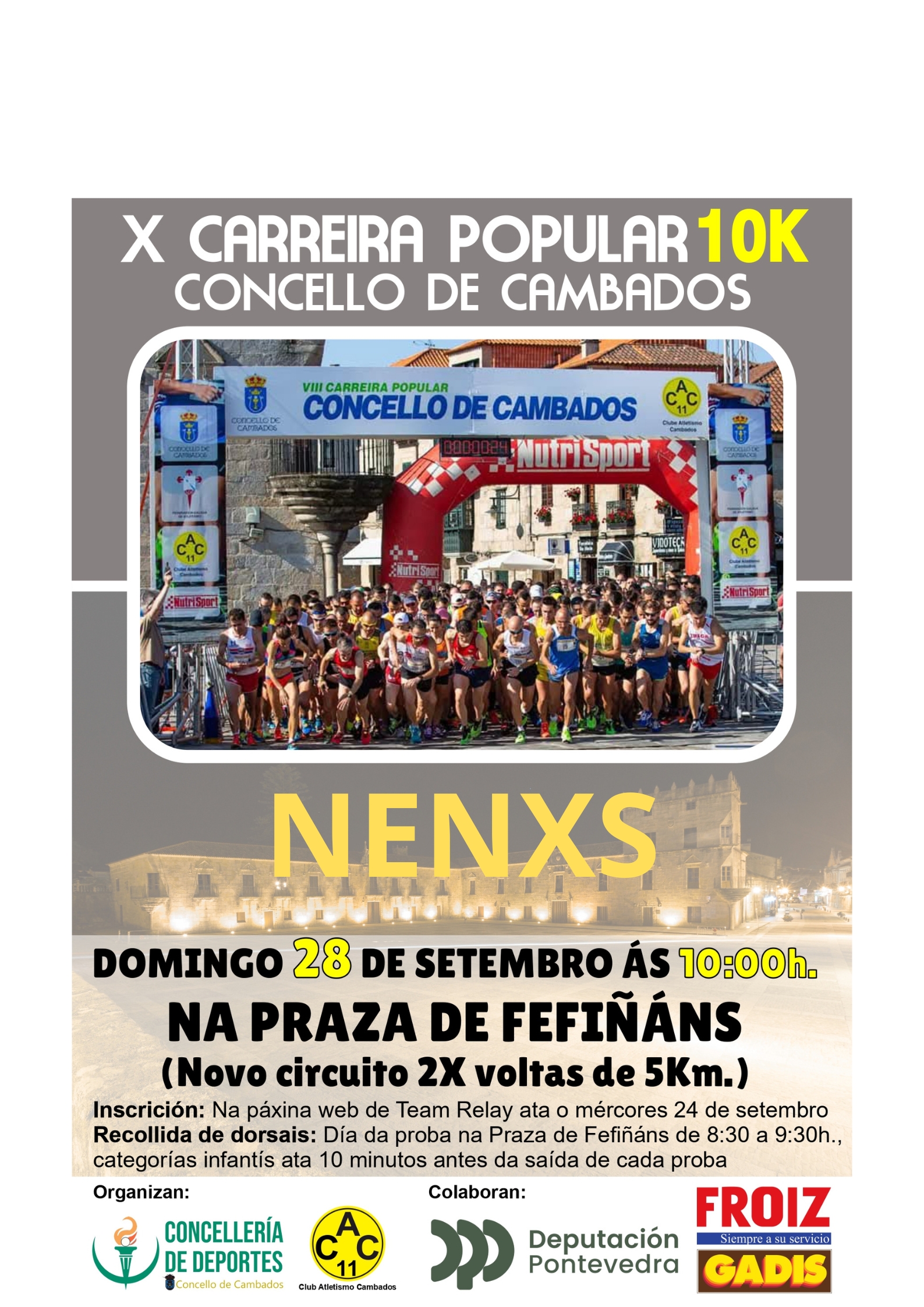 X CARREIRA POPULAR CONCELLO DE CAMBADOS INFANTIL