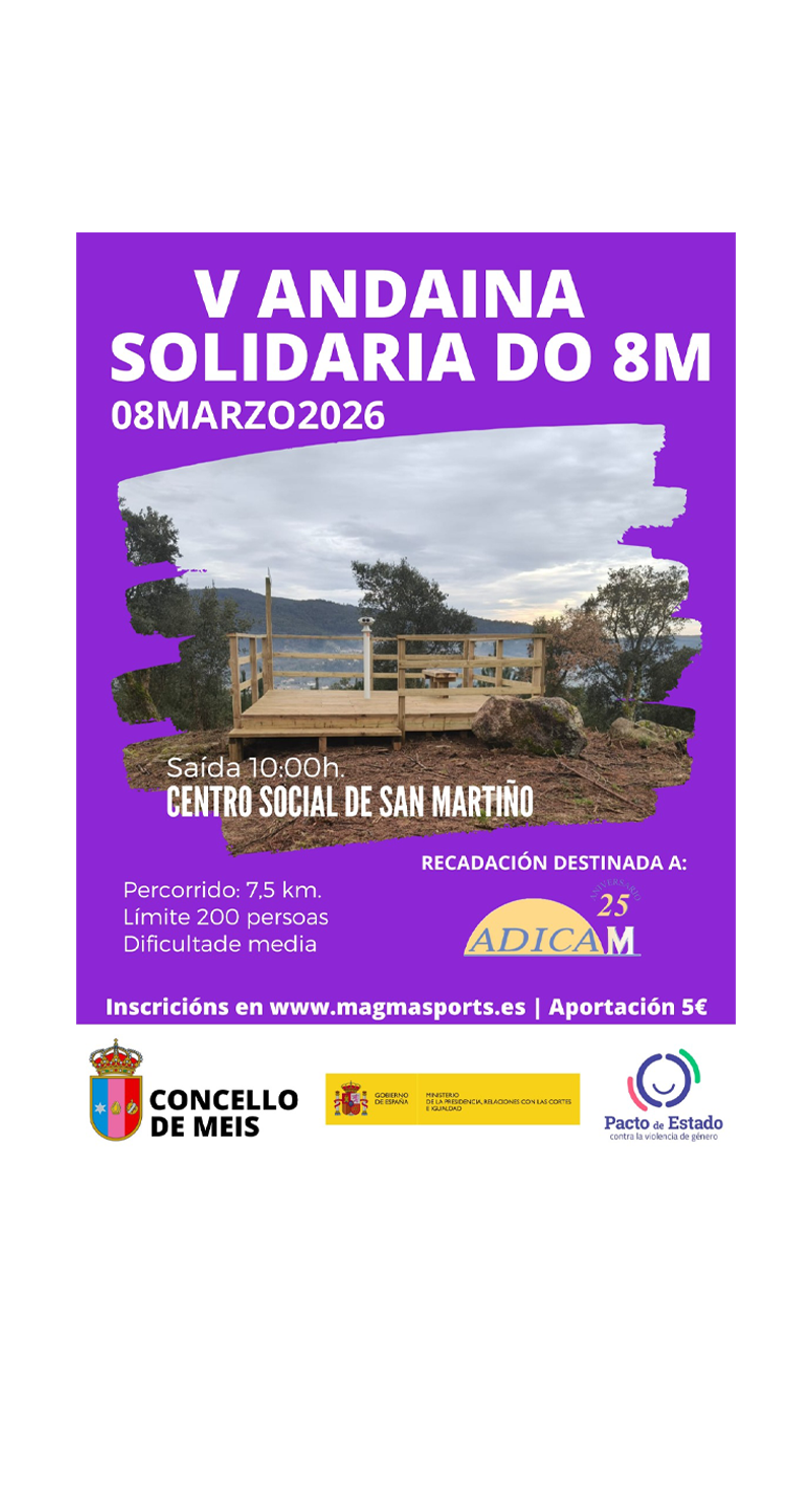 V ANDAIA SOLIDARIA DO 8M